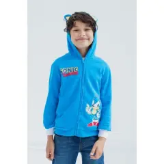 SEGA Sonic the Hedgehog Fleece Zip Up Hoodie Little Kid to Big Kid