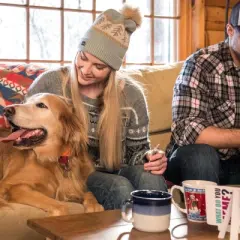 Turtle Fur Women's Castanea Faux Fur Pom Beanie