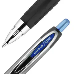 uni-ball uniball 207 Retractable Gel Pens Medium Point 0.7mm Blue Ink 12/Pack (33951)