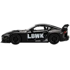 Toyota GR Supra LB Works RHD (Right Hand Drive) Black "China Exclusive" 1/64 Diecast Model Car by True Scale Miniatures