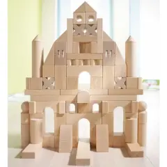 HABA Basic Building Blocks 102 Piece Extra Large Wooden Starter Set (Made in Germany)