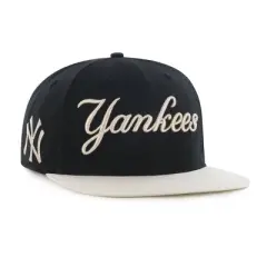 MLB New York Yankees Cantos Hat: Cotton Twill, Adjustable Snapback, Team Logo Design