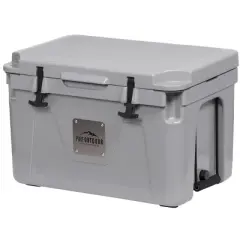 Monoprice Emperor Cooler - 25 Liters - Gray | Securely Sealed, Ideal for The Hottest and Coldest Conditions - Pure Outdoor Collection