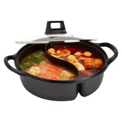 Infuse 12" 2-Section Covered Hotpot