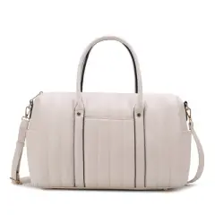 MKF Collection Luana Quilted Vegan Leather Women&rsquo;s Duffle Bag by Mia K