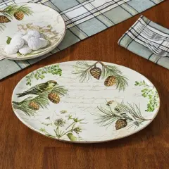 Park Designs Wintertime White Platter