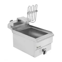 Winado 12.5 qt. Stainless Steel Electric Deep Fryer with Faucet