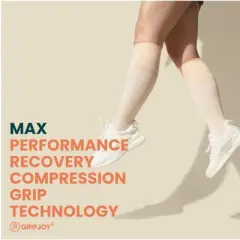 Gripjoy Women's Compression Socks with Grips