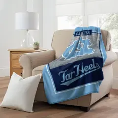 NCAA North Carolina Tar Heels 46''x60'' Leadership Micro Throw Blanket