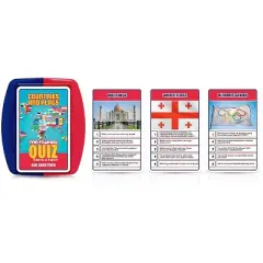 Top Trumps Countries and Flags Quiz With A Twist Card Game