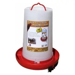 Farm Innovators HPF-100 Heated Plastic Hanging Poultry Water Fountain
