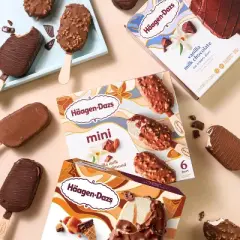Haagen-Dazs Vanilla Milk Chocolate Almond Frozen Bars - 6pk/11.1 fl oz