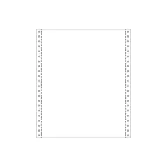 Printworks Professional 2 Part Blank Computer Paper 9.5" x 11" 13 lbs. White 1400 Sheets/Carton