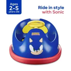 Sonic the Hedgehog Electric Bumper Car 2 Speed for kids with Remote Control and 360 Degree turning