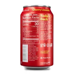 Poppi Cherry Lime Prebiotic Beverage - 12 fl oz Can