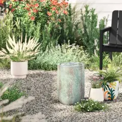 16" Round Fountain Green Patina - Smith & Hawken&trade;