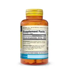 Mason Natural Zinc 50mg Dietary Supplement Tablets - 100ct