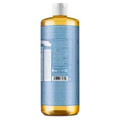 Dr. Bronner's 18-In-1 Hemp Baby Pure Castile Liquid Soap - Unscented - 32 fl oz