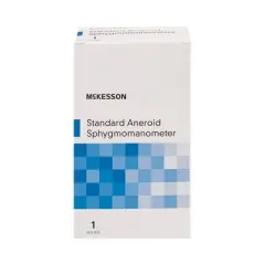 McKesson Small Adult Cuff Arm Aneroid Sphygmomanometer Unit 2-Tubes Blue 1 per Box
