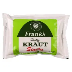 Frank's Quality Kraut Singles- Case of 18/1.5 oz
