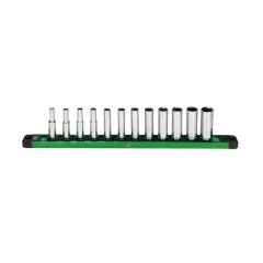 SK Hand Tools SK01345 12 Piece Metric 1/4-In Drive Set Deep Socket Set