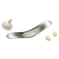 Joseph Joseph Rocker Garlic Press, Mincer and Crusher - Steel: Stainless Steel, Dishwasher-Safe, Best Garlic Clove Crusher
