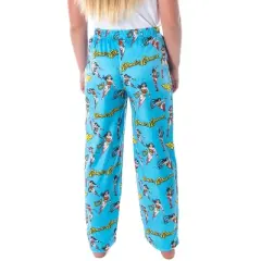 DC Comics Girls' Wonder Woman Vintage Allover Pattern Pajama Pants Vintage Wonder Woman
