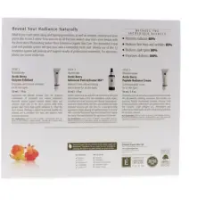 Eminence Arctic Berry Peel & Peptide Illuminating System (Exfoliant 1oz, Peel Activator MA10 1oz, Radiance Cream 1oz)