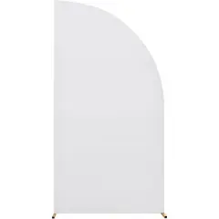 81x153cm Half Moon Arch Cover, Top Stretchy Backdrop Stands Cover, Adjustable Polyester Backdrop Cover for Wedding Birthday Party Photography Decor