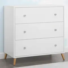 Delta Children Jordan 3 Drawer Dresser with Interlocking Drawers