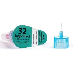 Easytouch Pen Needles 32 Gauge 6mm, 100 Ct