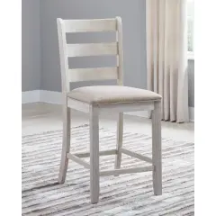 Set of 2 Skempton Counter Height Barstools Beige - Signature Design by Ashley