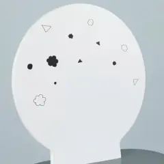 3pc Talori Kids' Table and Chair Set Gray/White - Buylateral