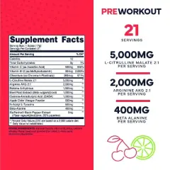 TypeZero Pre Workout (21 Servings, Cherry Limeade)