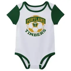 MLS Portland Timbers Infant Boys' 3pk Bodysuit