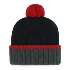 NHL Carolina Hurricanes Black Shadow Knit Beanie