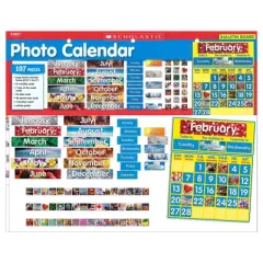 Scholastic Photo Calendar Bulletin Board Set