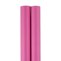 JAM PAPER Fuchsia Matte Gift Wrapping Paper Roll - 2pk of 25 sq ft