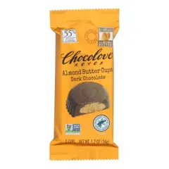 Chocolove Almond Butter Cups Dark Chocolate - Case of 10/1.2 oz