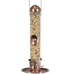 Perky-Pet Wild Bird and Finch 1.8 lb Plastic Bird Feeder 4 ports (Case of 2)