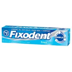 Fixodent Free Denture Adhesive Cream - 2.4oz