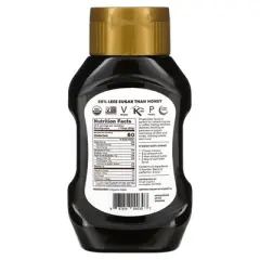 Organic Date Syrup 1 ingredient 100% Dates | D'Vash Organics | 16.6 oz Squeeze Bottle | California Dates, Non-GMO, Vegan, No Added Sugar, Sugar
