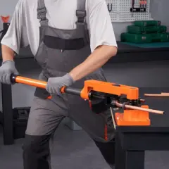 VEVOR Pipe Tube Bender, 3/8" to 1" OD Manual Pipe Tube Bender with 7 Bending Dies, 180&deg; Copper Aluminum Pipes Bending Tools