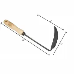 DeWit Korean Right-Hand Hoe &ndash; Versatile Gardening Tool for Digging & Cultivating