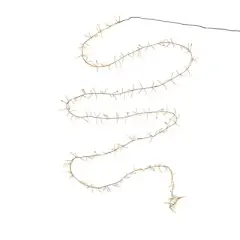 Kurt Adler 300-Warm White Superbright Twinkle LED Cluster Light Set