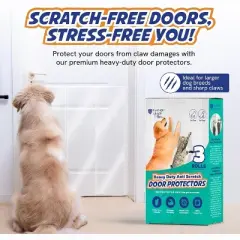 Panther Armor Door Guard for Dogs, Door Scratch Protector, Door Protector for Dogs, Cat Scratch Protector