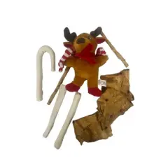 Pet Factory Happy Howlidays Christmas Dog American Beefhide Chews & Toy Dog Stocking