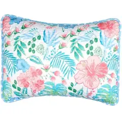 The Lakeside Collection Tropical Garden Quilt Ensemble - Standard Sham 1 Pieces