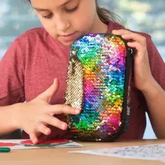 ZIPIT Sequin Pencil Box