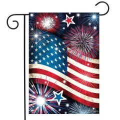 Briarwood Lane Summer Garden Flag 12x18 For Outdoor Stars and Stripes Patriotic For Summer Garden Flag Flags For Outside
